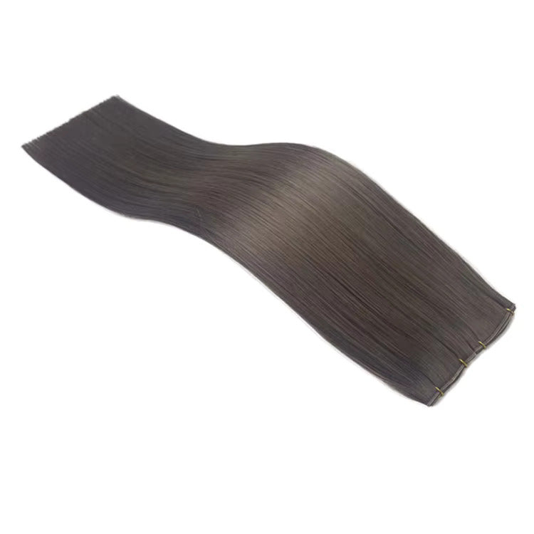 Seamless Black Straight Clip In Extension