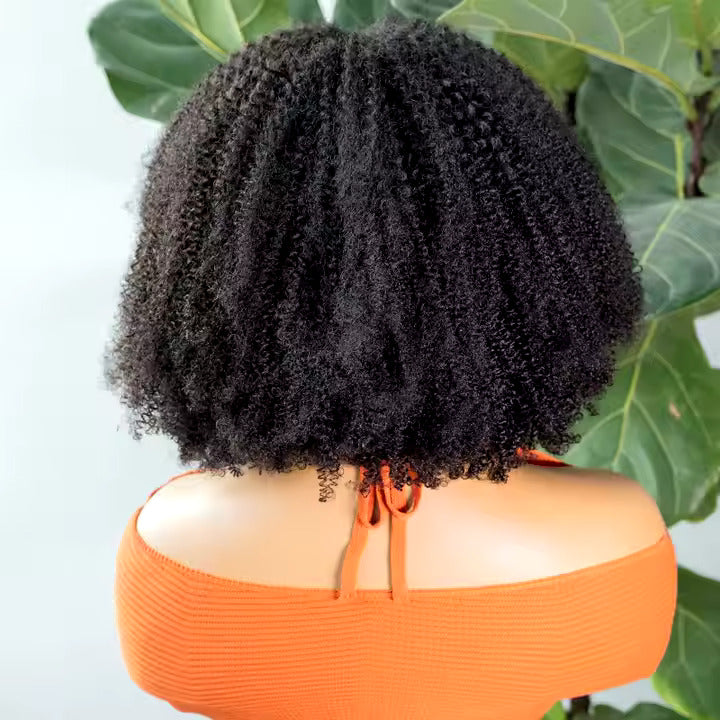 Virgin Glue-less Kinky Curly 7x5 Wig